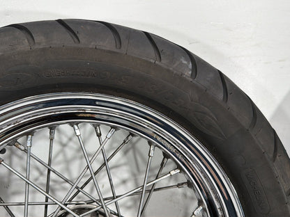 2011 Harley Heritage Softail Classic FLSTC Front Rear Wheel Rim Tire Spoked 16"