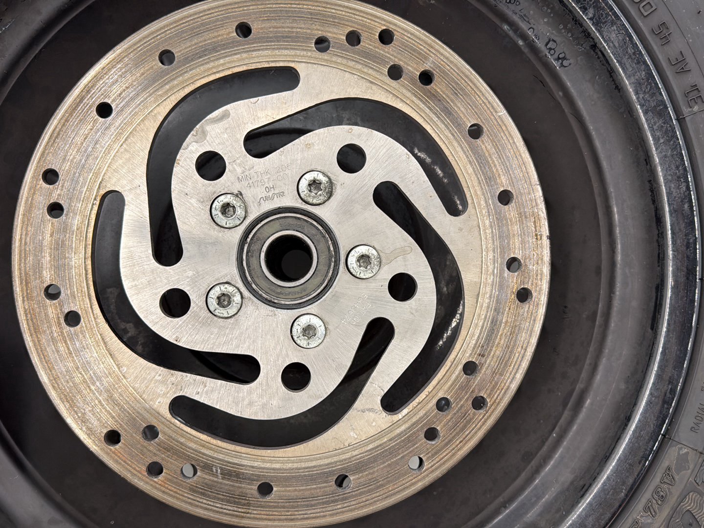 2011 Harley Softail FLSTFB Fat Boy OEM Rear Wheel Rim Tire