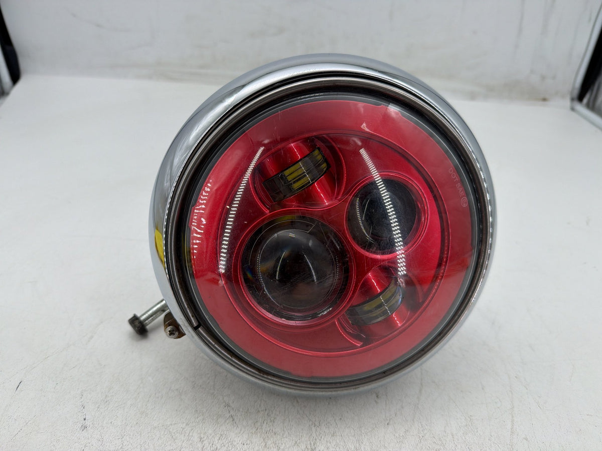 2002 Harley Heritage Softail Classic OEM Headlight Headlamp Head Lamp Light LED
