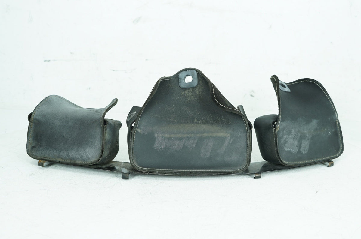2001 Harley Touring Electra Glide Ultra Front Onboard Tool Bag Leather Storage