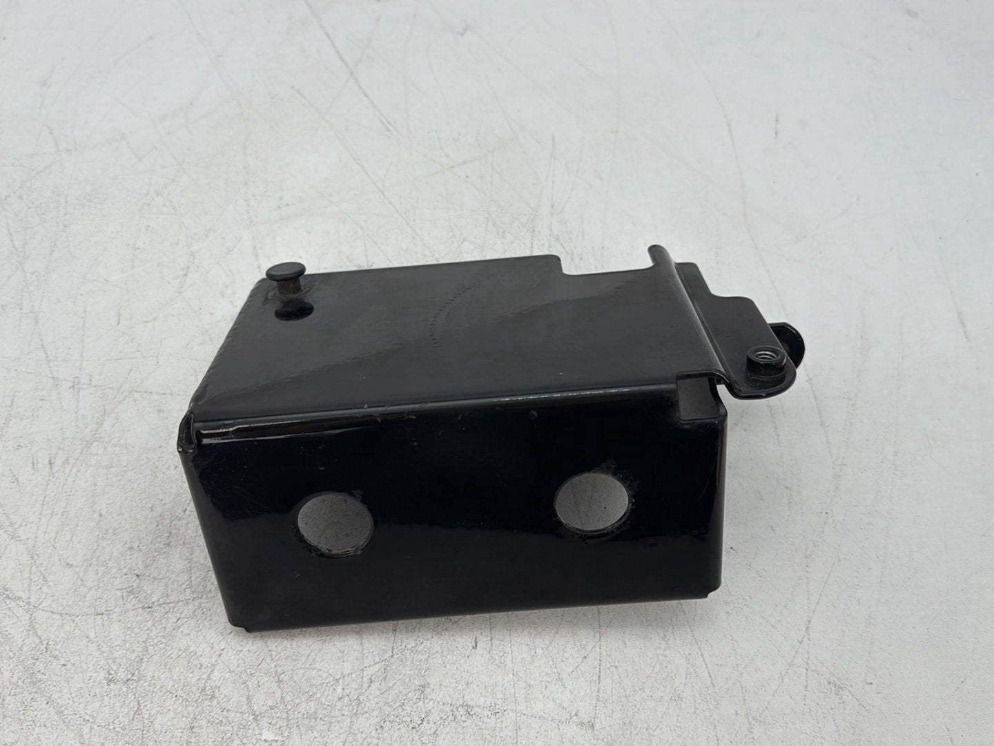 2000 Harley Dyna FXDWG Wide Glide OEM Battery Tray Bracket Holder Carrier