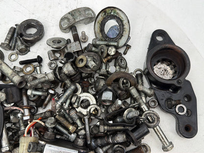 1984 - 1998 Harley-Davidson Touring Electra Glide Classic Hardware Bolts Nuts & Brackets w/ Left Right Fork Swingarm Brackets