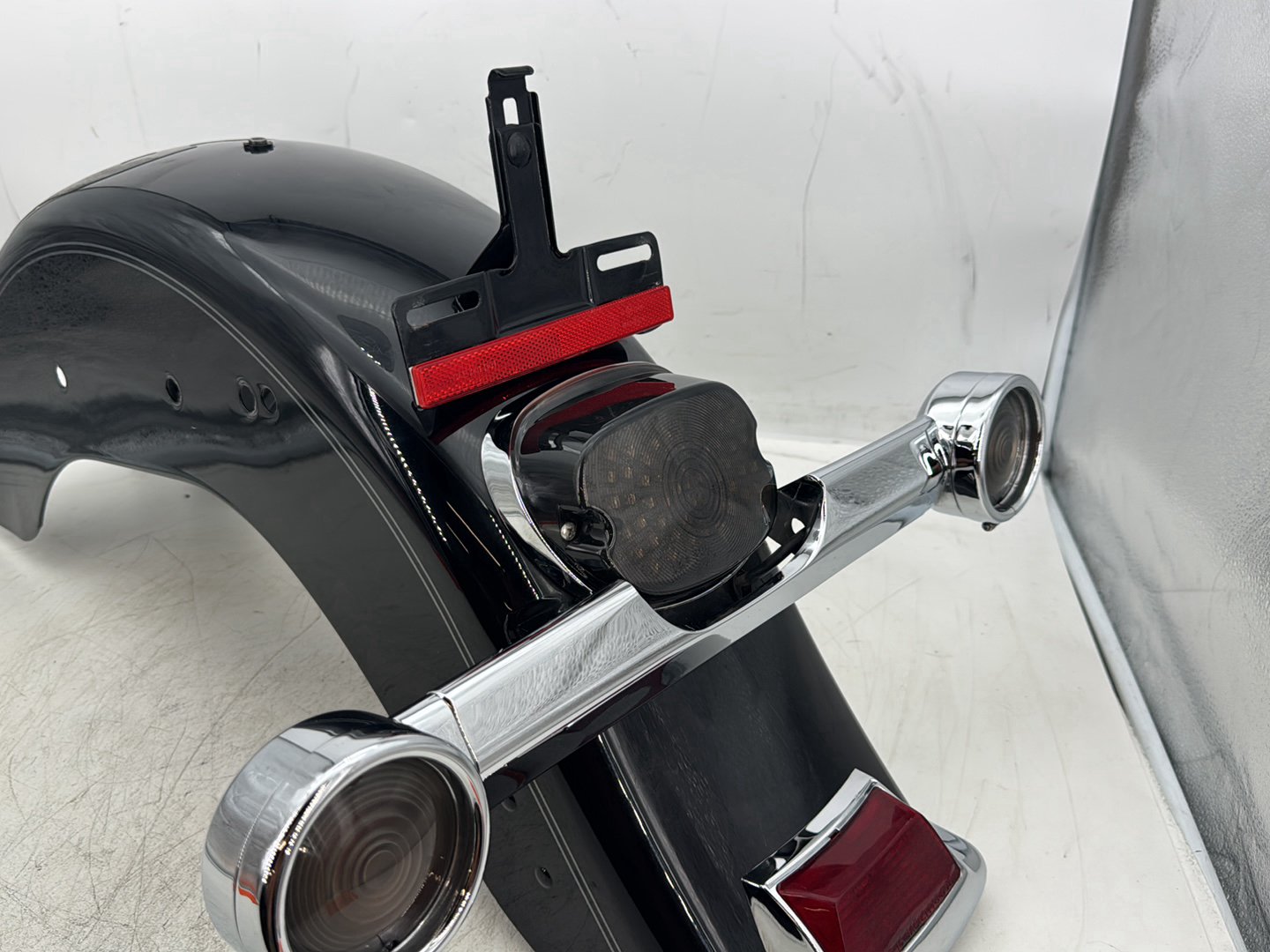 2007 Harley Softail Heritage Classic FLSTC OEM Rear Wheel Fender Turn Signal Indicators