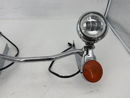 2008 Harley Touring FLHT Electra Glide OEM Front Turn Signal Indicators Aux Light Bar