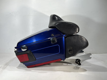 2007 Harley Touring FLHTCU Electra Glide Ultra OEM Pass Backrest Tour Pak Luggage NOKey
