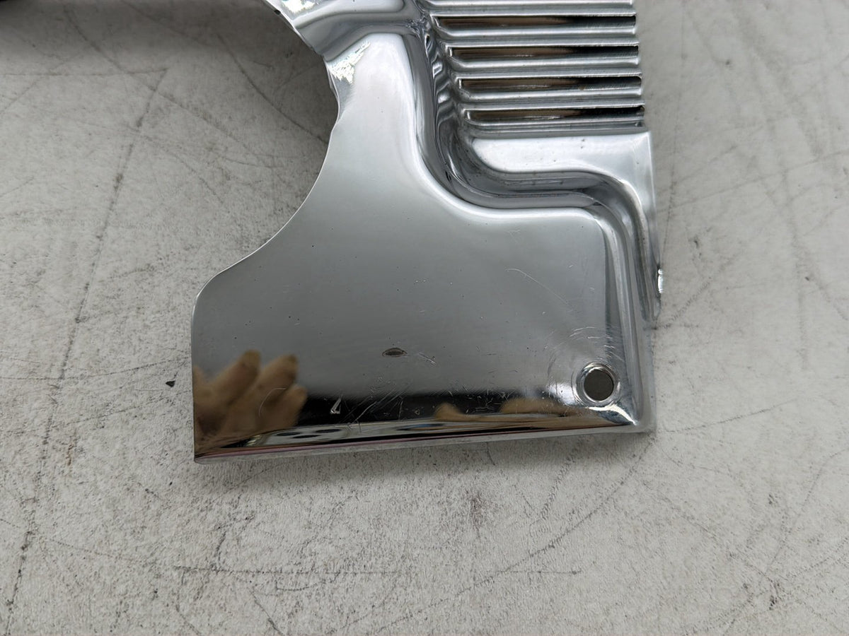 2005 Harley Road King Touring Police Ribbed Transmission Interface Cover Panel