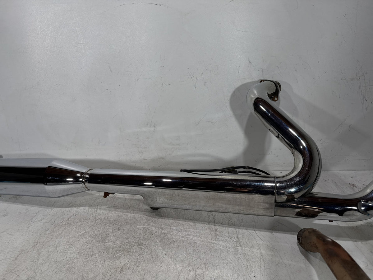2013 Harley Electra Glide Touring FLHTCU Exhaust Header Pipes Muffler SHARK Road