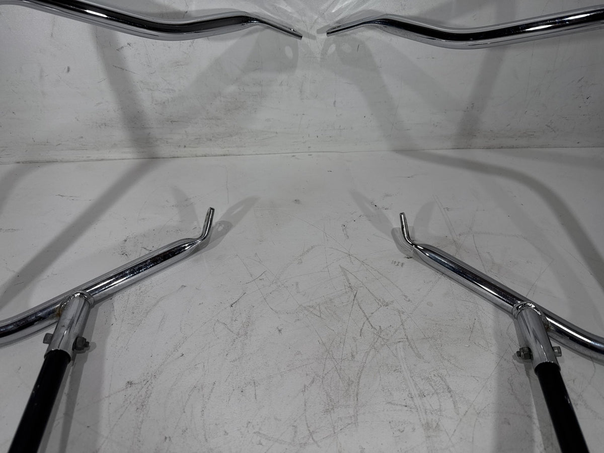 14 Harley Electra Glide Touring Ultra Rear Left Right Saddlebag Guard Rails Bar