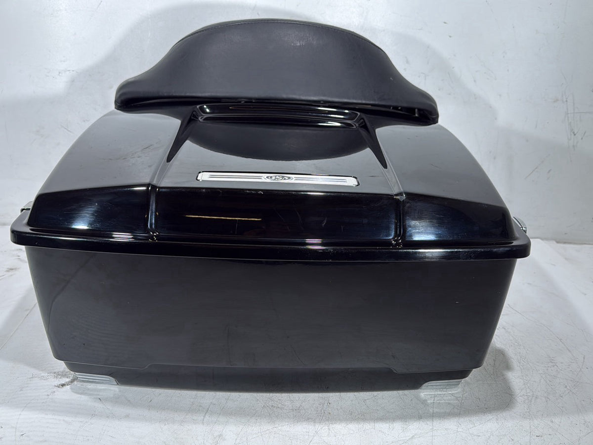 2010 Harley Street Glide Touring FLHX OEM Pass Backrest Tour Pak Luggage NOKey