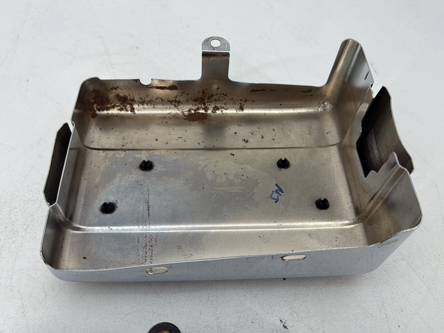 2006 Harley Dyna FXDWGI Wide Glide OEM Lower Battery Tray Stay Box Cover Panel