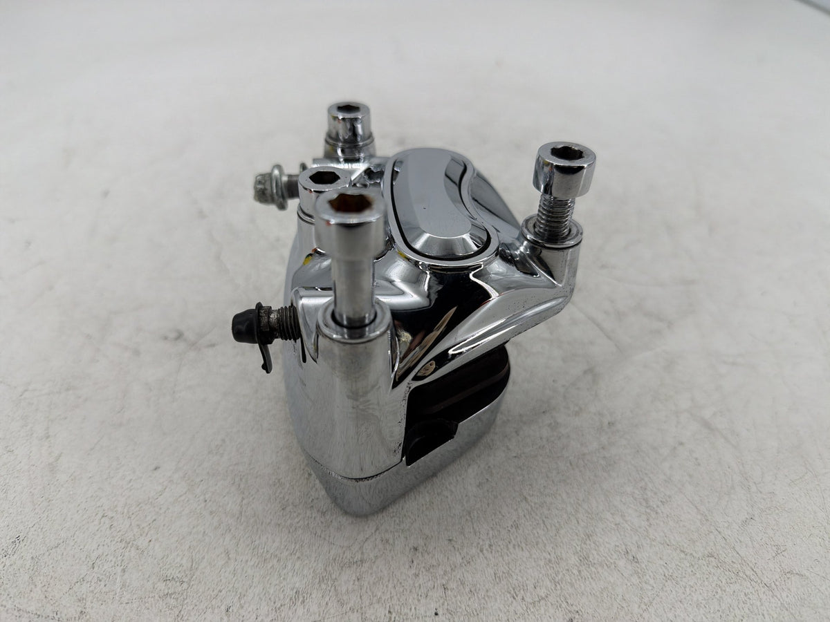 2007 Harley Electra Glide Touring CVO Eagle Front Left 1 Brake Caliper Chrome