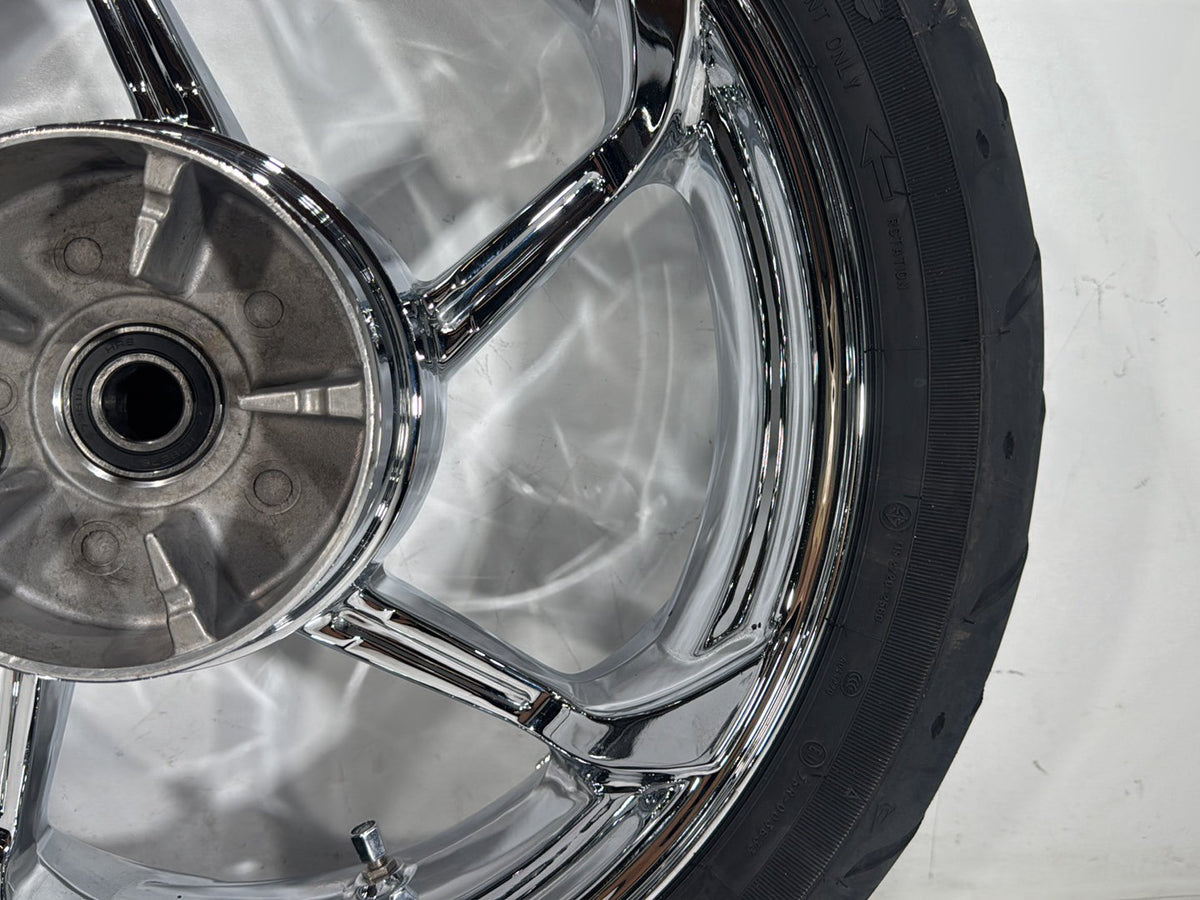 2014 Harley Street Glide Touring FLHXS Rear Wheel Rim Tire Agitator Chrome 18"