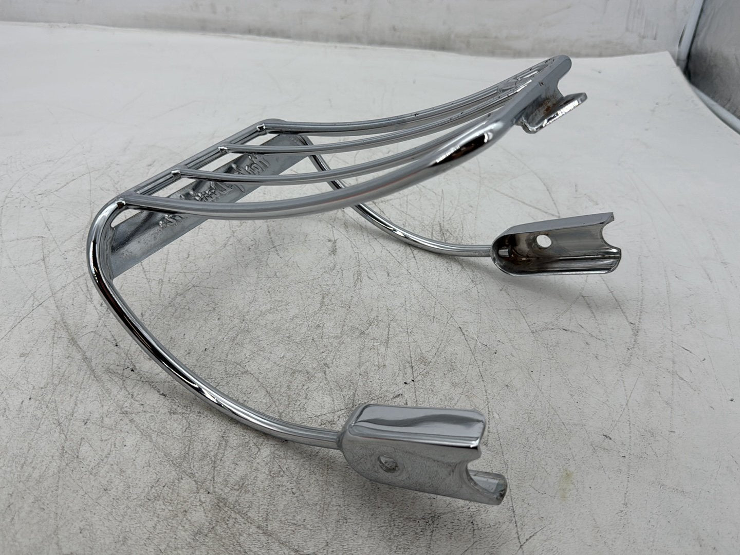 2003 Harley Dyna Wide Glide FXDWG OEM Rear Back Luggage Rack Storage Baggage Bar