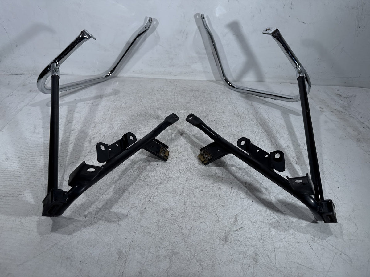 2009 Harley Electra Glide Touring CVO Rear Left Right Saddlebag Guard Rails Bar
