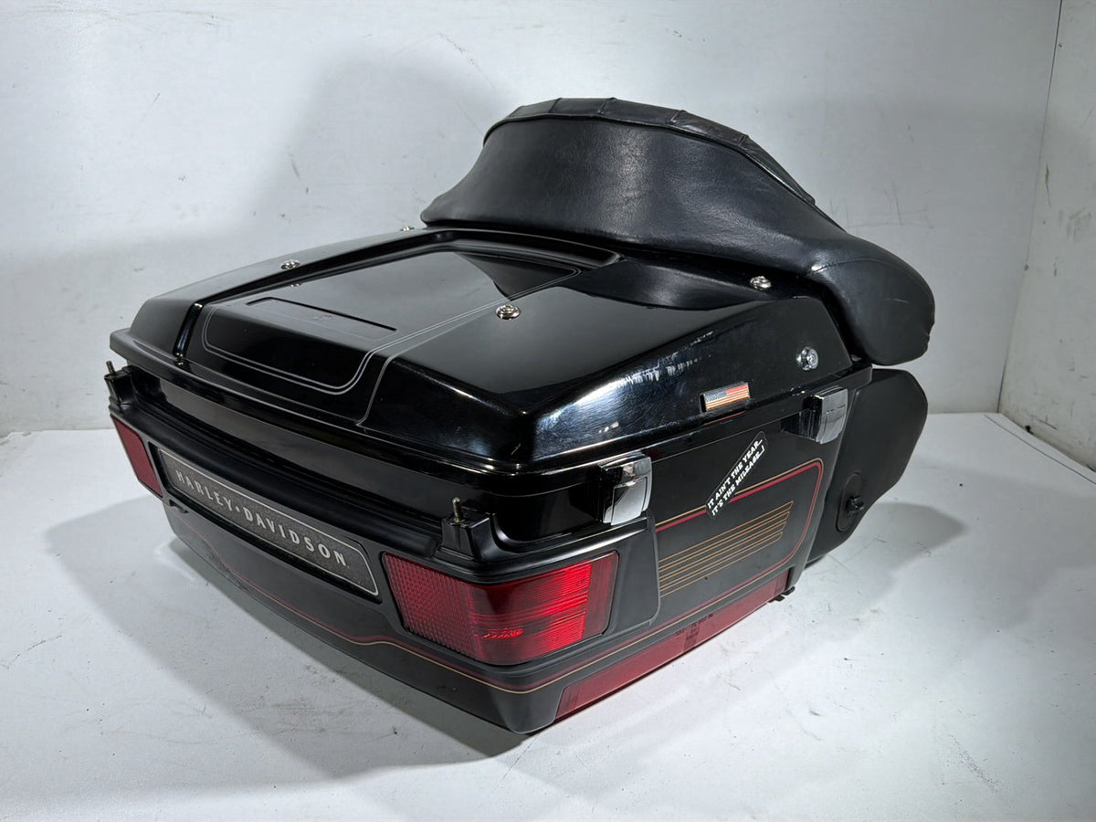 2000 Harley Electra Glide Touring Ultra OEM Pass Backrest Tour Pak Luggage NOKey
