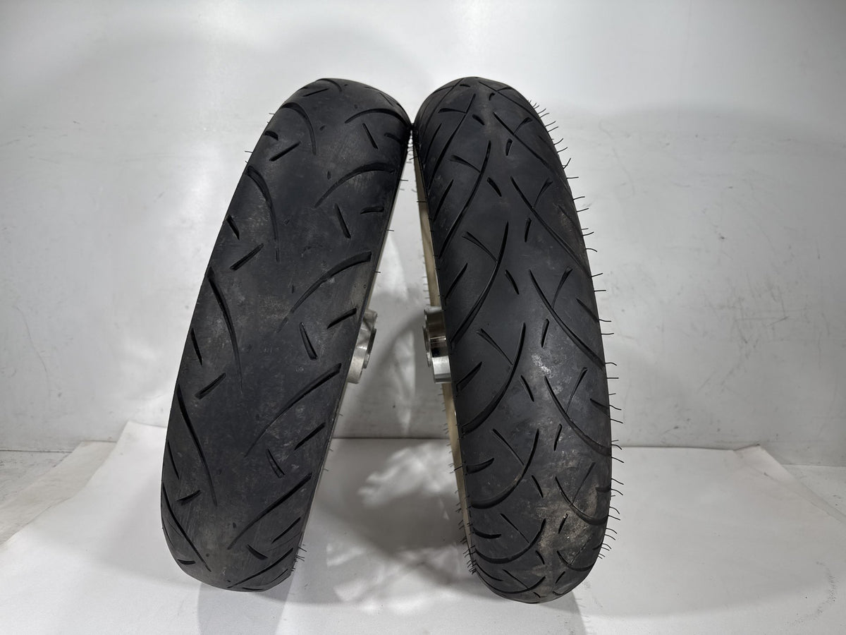 2004 Harley Road King Touring Classic OEM Front Rear Wheel Rim Tire Spoked 16"