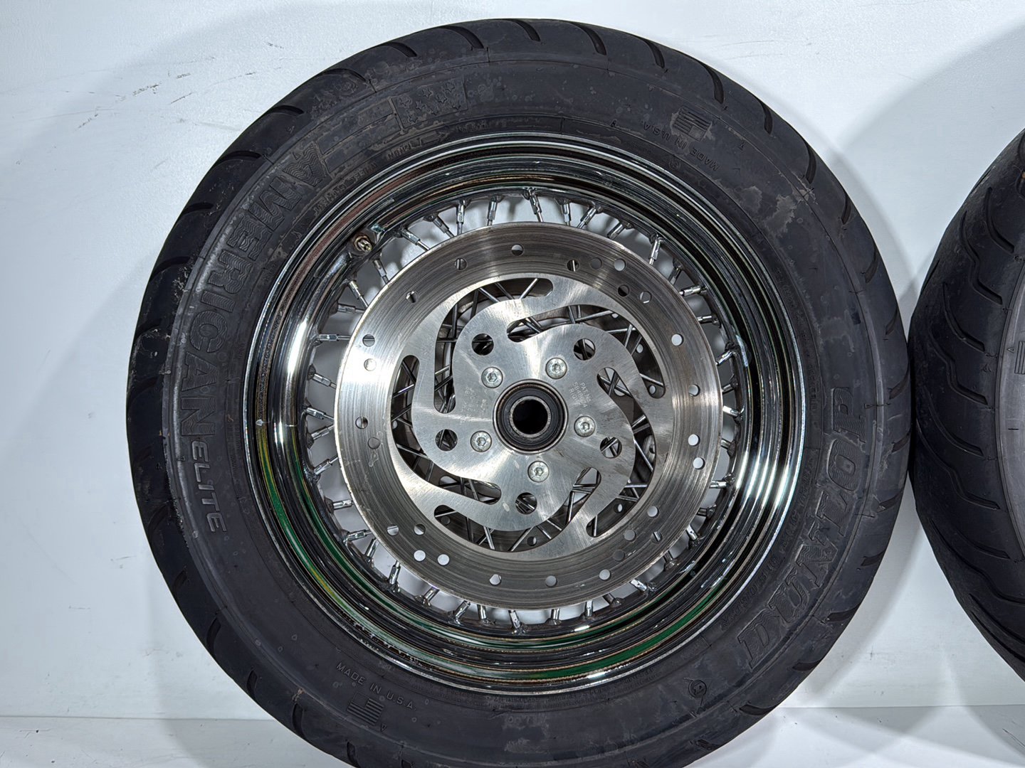 2005 Harley Touring FLHRCI Road King Classic OEM Front Rear Wheel Rim Tire Spoked
