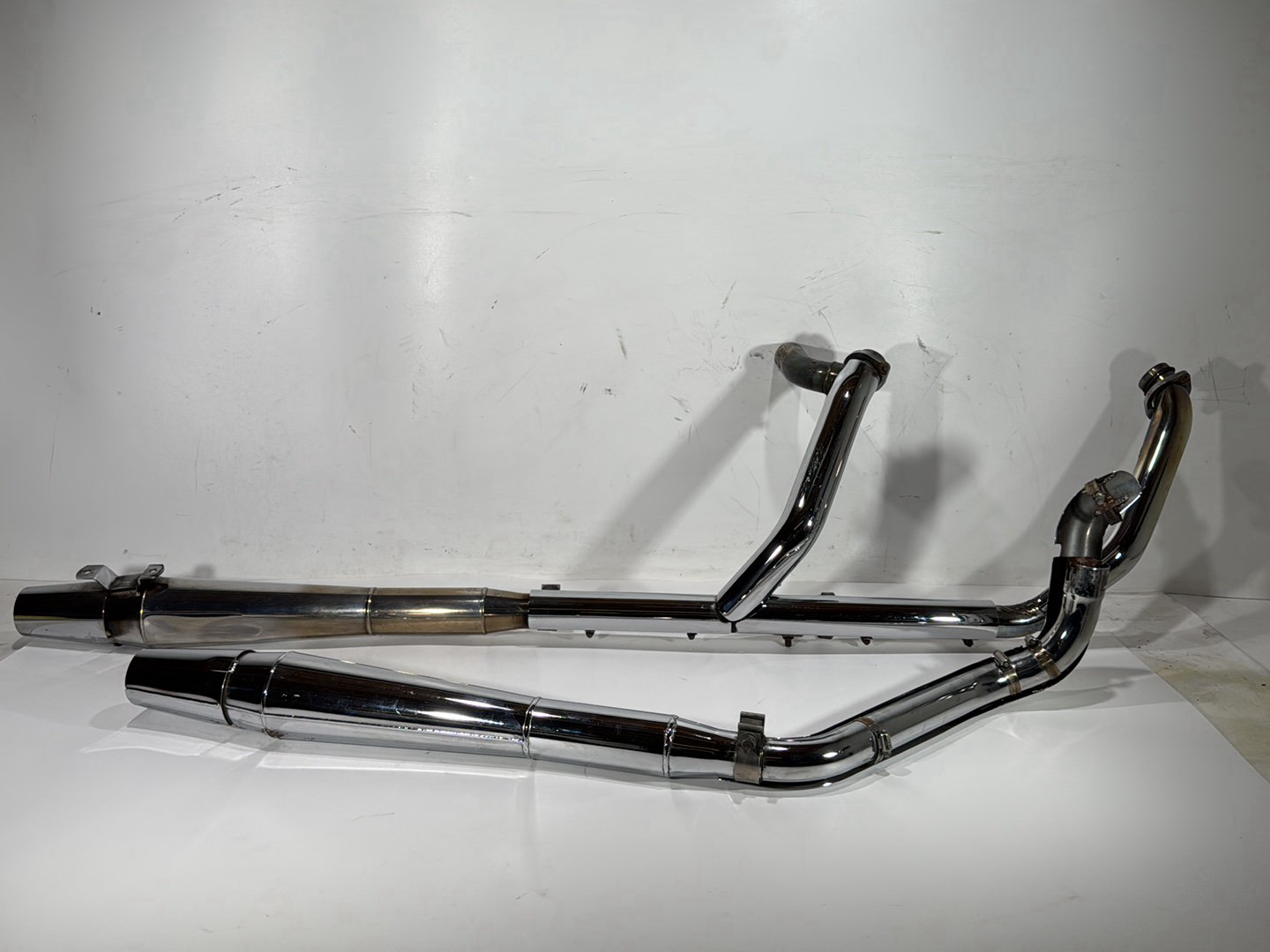 1998 Harley Road King Touring FLHRCI Classic OEM Exhaust Header Pipes Muffler