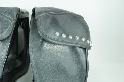 2007 - 2012 Harley-Davidson Softail Heritage Classic Rear Left Right Saddlebags Luggage Leather  	90476-06A