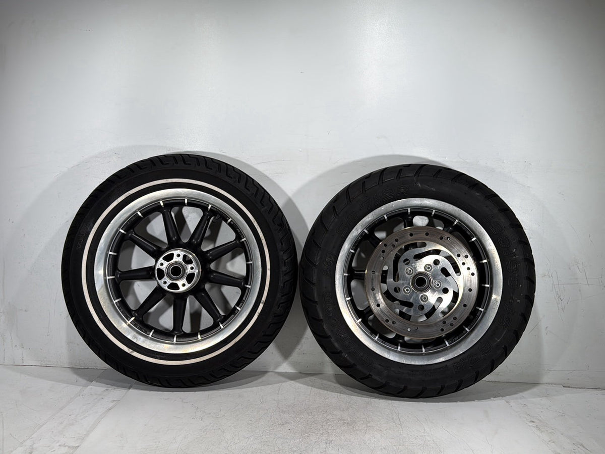 2007 Harley Electra Glide Touring Ultra OEM Front & Rear Wheel Rim Tire 16"