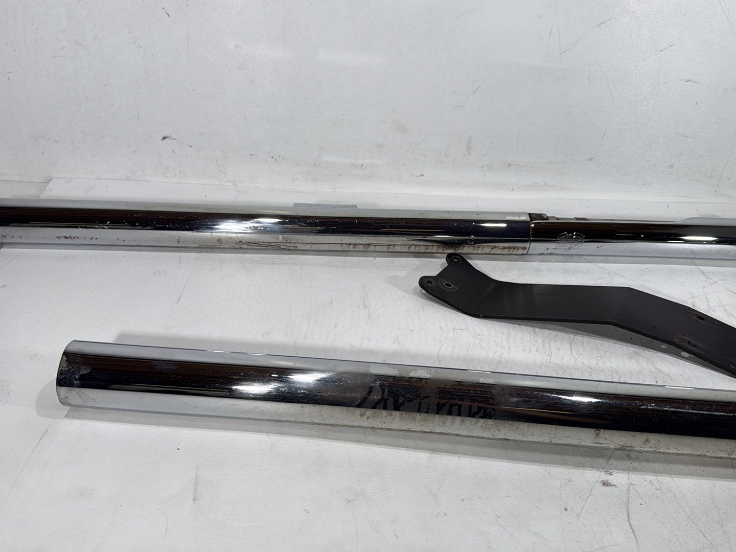 2000 Harley Dyna FXDWG Wide Glide OEM Exhaust Header Pipes Muffler