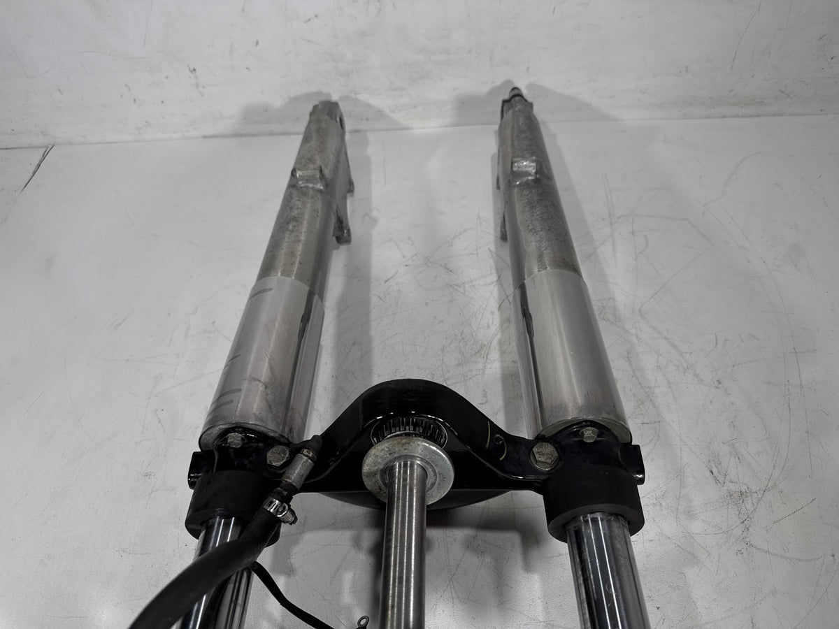 93 Harley Electra Touring Sport Front Triple Tree Set & LH RH Fork Legs Sliders