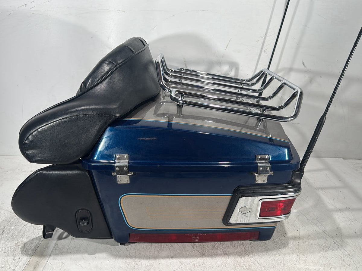 1998 Harley Touring Electra Glide Ultra OEM Pass Backrest Tour Pak Luggage NOKey