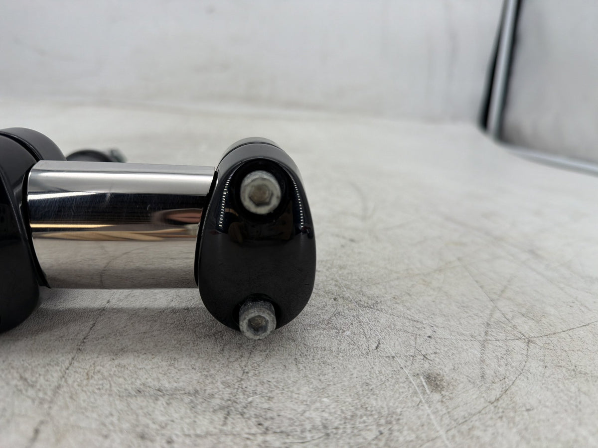 2012 Harley Dyna Fat Bob FXDF 103 OEM Front Handlebar Riser Top Clamp Chrome