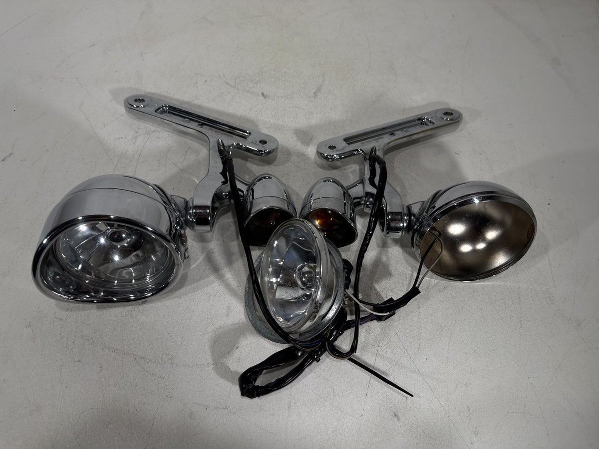 04 Harley Electra Glide CVO Screamin OEM Front Left Right Turn Signal Indicators