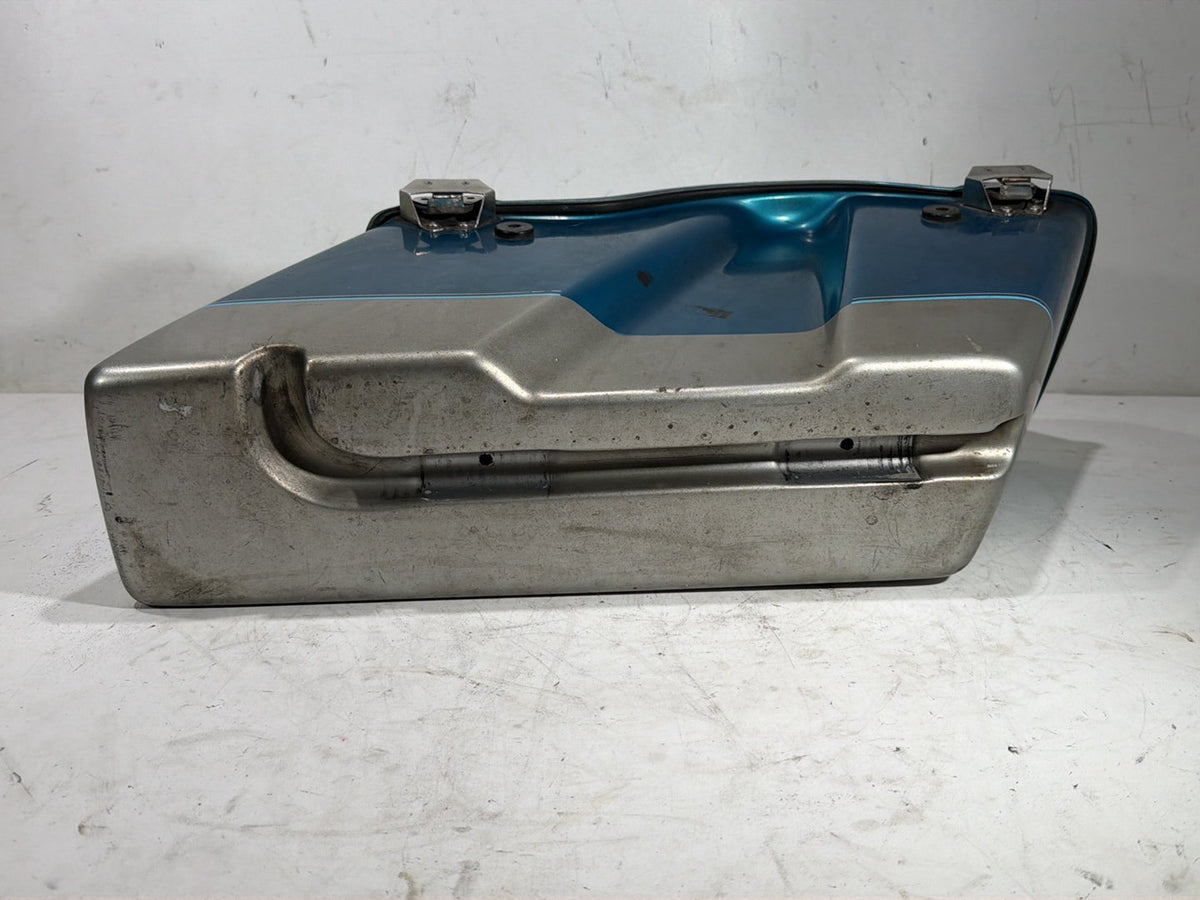 94 Harley Electra Glide Touring Classic Left 1 Saddlebag Luggage NO Key CRACKED