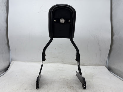 2012 Harley Dyna FXDF Fat Bob OEM Rear Sissy Bar w/ Backrest Cushion Pad