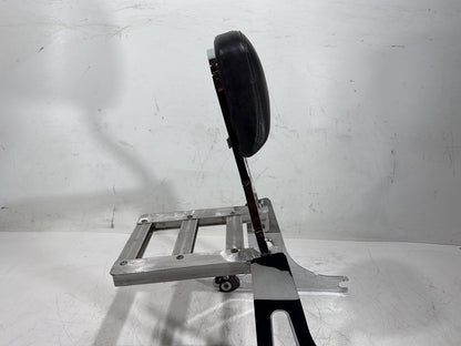 2008 Harley Dyna Fat Bob FXDF OEM Rear Sissy Bar w/ Backrest Cushion Pad