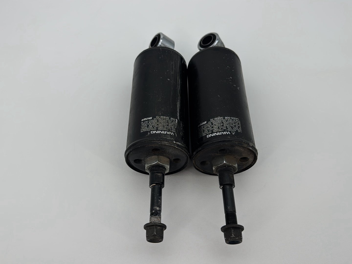 2007 Harley Softail Heritage Classic FLSTC OEM Rear Left Right Shock Absorbers