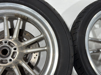 2006 Harley Dyna Super Glide Custom FXDCI OEM Front & Rear Wheel Rim Tire