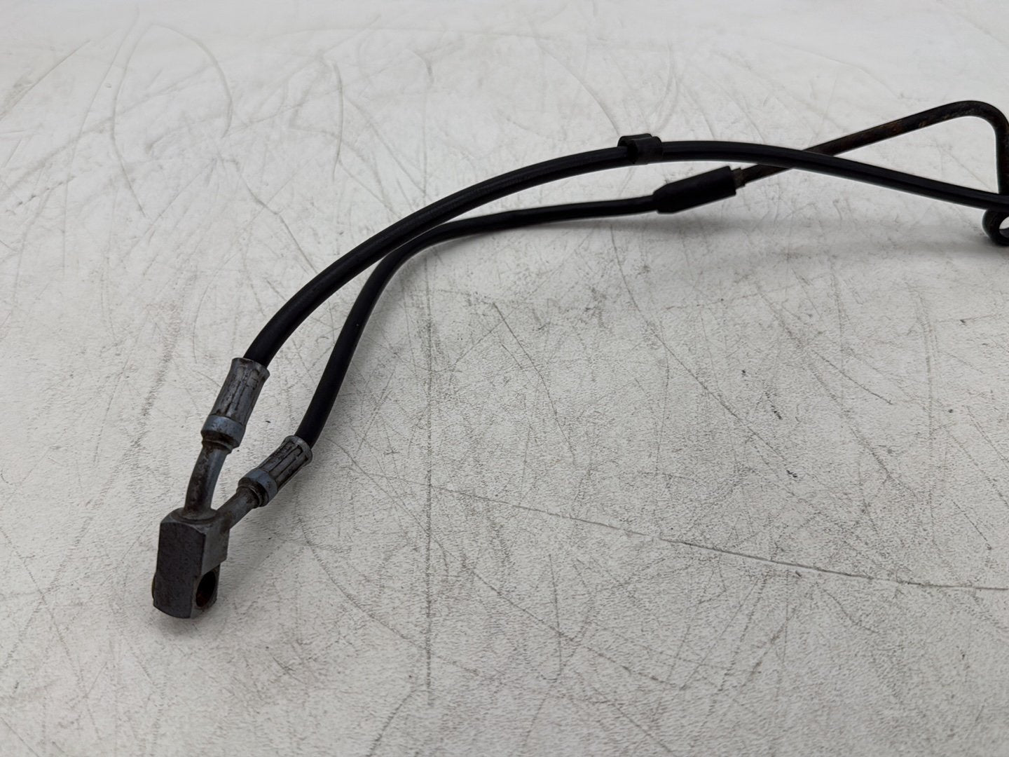 2011 Harley Softail FLSTFB Fat Boy OEM Rear Brake Hose Line Pipe ABS 43373-11
