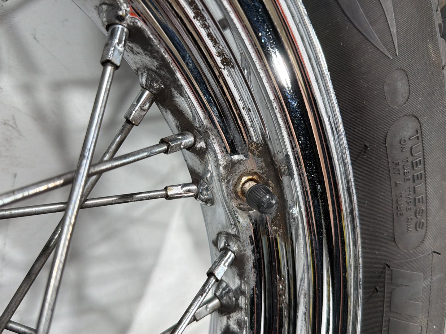 2011 Harley Heritage Softail Classic FLSTC Front Rear Wheel Rim Tire Spoked 16"