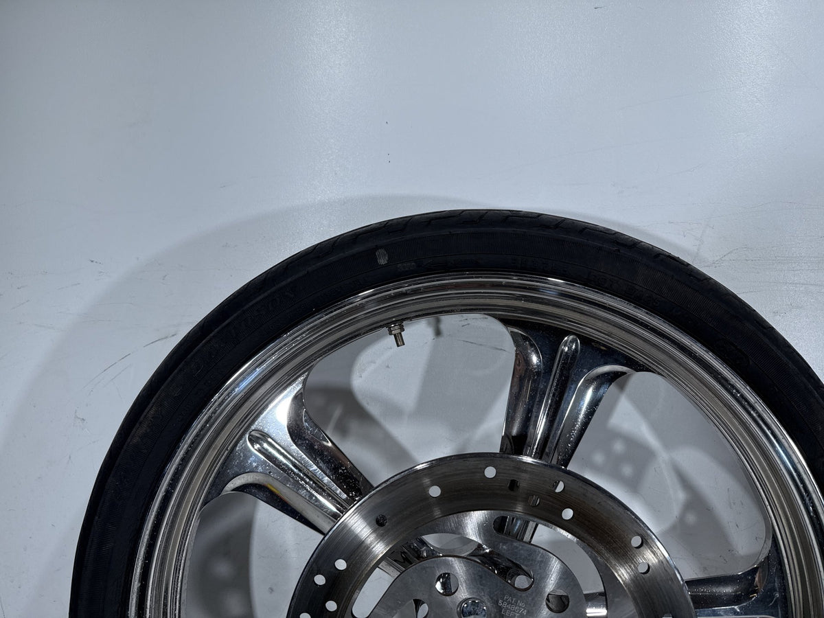 2001 Harley Softail Standard Front Rear Wheel Rim Tire MH90/21 130/90-16 16" 21"