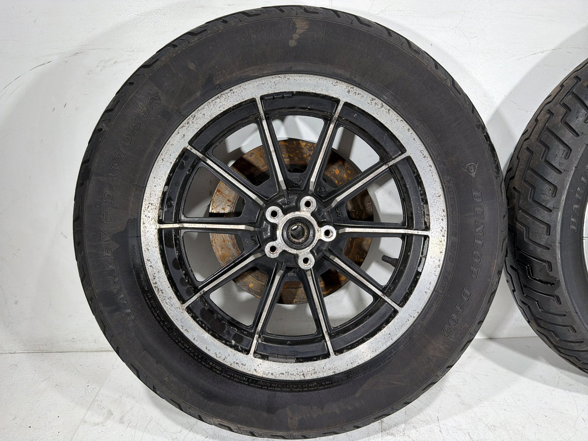 95 Harley Electra Glide Touring Classic Front & Rear Wheel Rim Tire MT90B16 16"