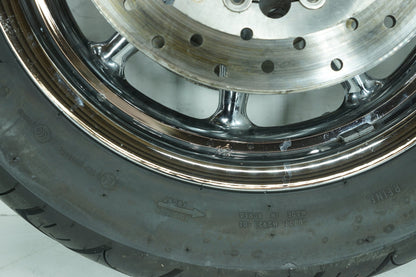 2007 - 2012 Harley-Davidson Touring CVO Electra Screamin Eagle Front Wheel Rim Tire 130/90B16