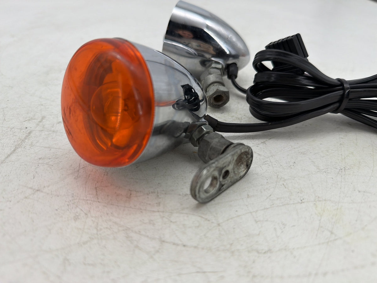 2006 Harley Softail Deuce FXSTDI OEM Front Left Right Turn Signal Indicators