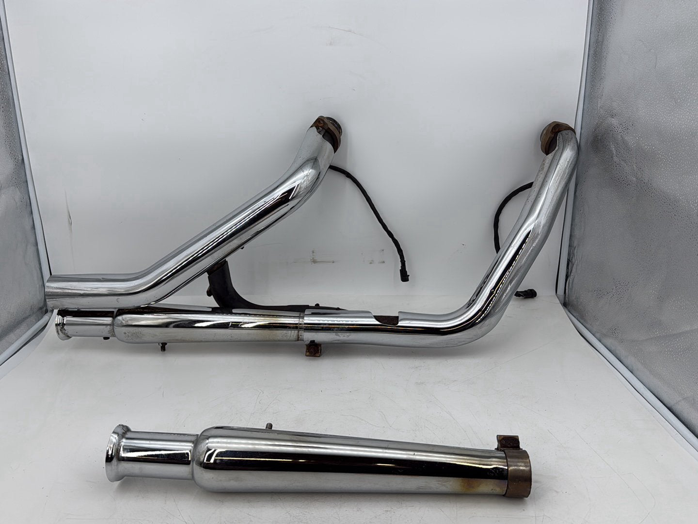 1999 - 2006 Harley-Davidson Dyna Super Glide Exhaust Header Pipes Muffler 65631-06