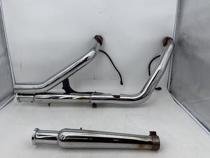 1999 - 2006 Harley-Davidson Dyna Super Glide Exhaust Header Pipes Muffler 65631-06