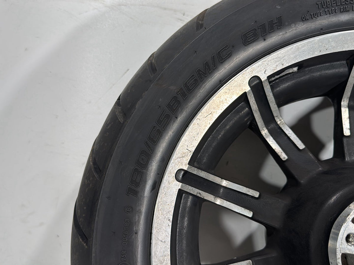 15 Harley Electra Glide Touring Ultra Low OEM Rear Wheel Rim Tire 180/65B16 16"