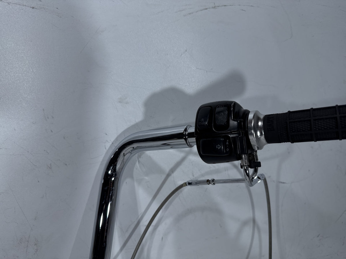 04 Harley Heritage Softail Classic Handlebars Left Right Switches Controls BENT