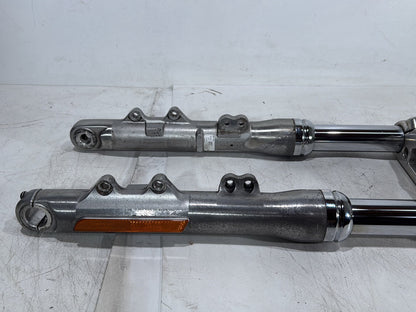 2015 Harley Dyna Low Rider FXDL OEM Front Triple Tree Set & LH RH Fork Legs Sliders