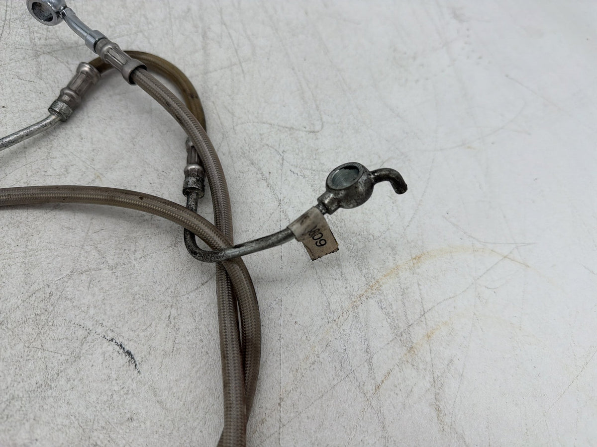 2009 Harley Electra Glide Touring CVO Eagle OEM Front Brake Hose Line Pipe ABS
