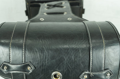2012 - 2026 Harley-Davidson Sportster Iron 883 Rear Left Right Saddlebags Luggage Leather QINGROCK