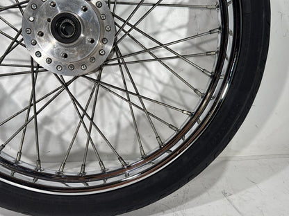 1997 Harley Sportster 1200 Custom XL1200C OEM Front Wheel Rim Tire Spoked