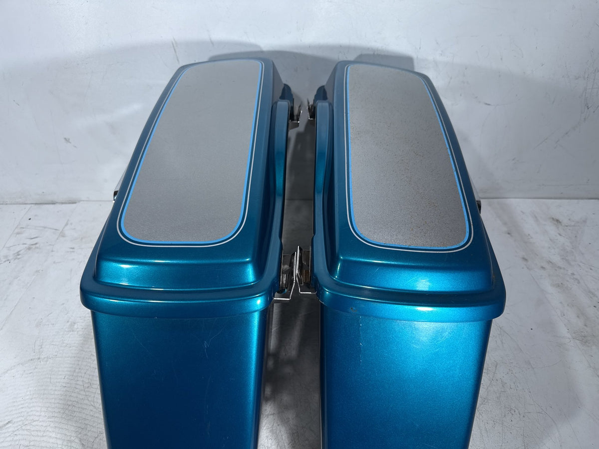 1995 Harley Electra Glide Touring FLHT OEM Left Right Saddlebags Luggage NOKey