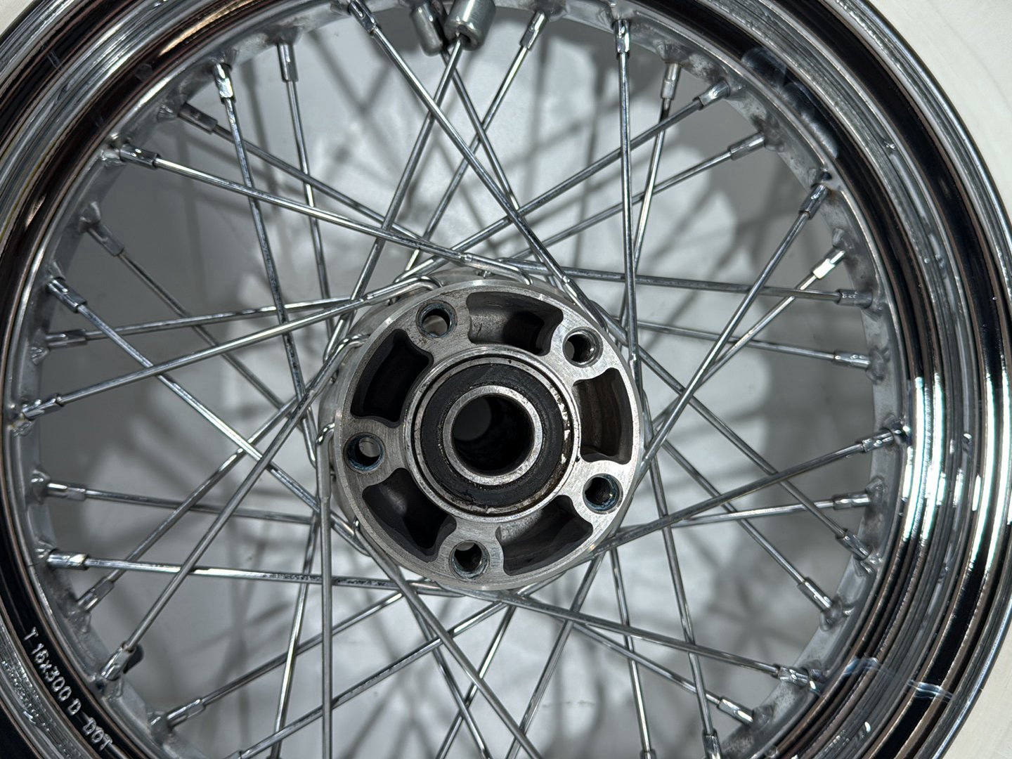 2008 Harley Softail Deluxe FLSTN OEM Front Rear Wheel Rim Tire Spoked